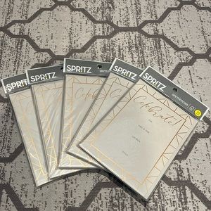 Spritz invitations 5 packs of 10 count Invitation cards with envelope